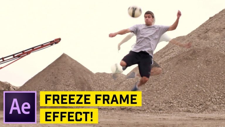 Rotoscope Freeze Frame Effect – After Effects CC Tutorial