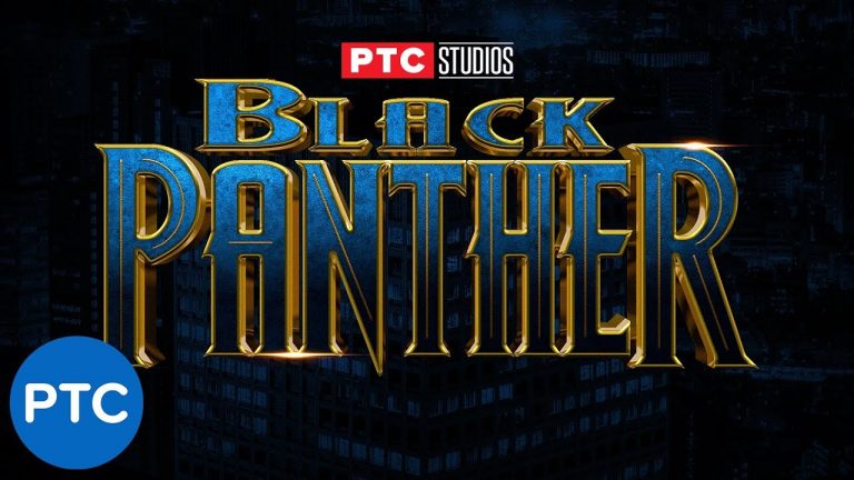 BLACK PANTHER Text Effect in Photoshop – How To Use Layer Styles Like a PRO