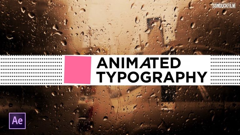 Animated Typography 1 | Motion Graphics After Effects Tutorial