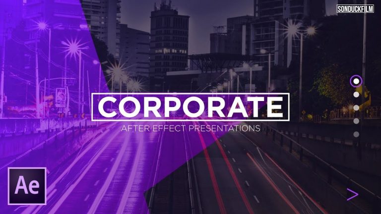 Corporate Presentation Motion Graphics Scene | After Effects Tutorial