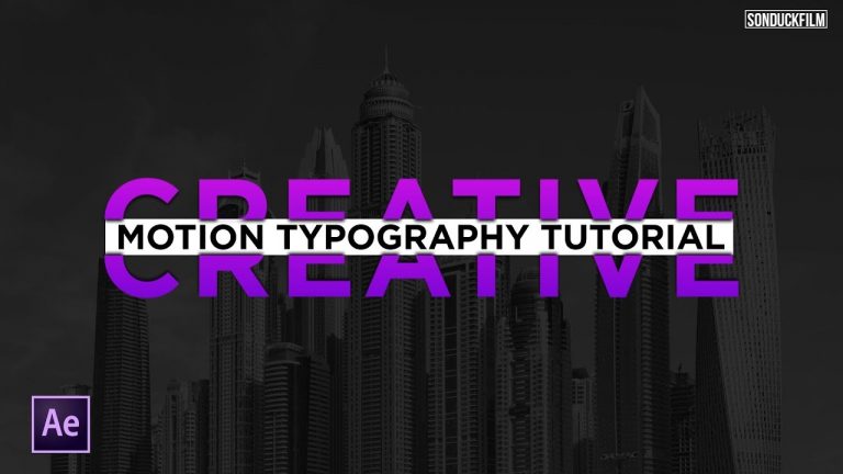 Be Creative | Animated Typography 3 | After Effects Tutorial