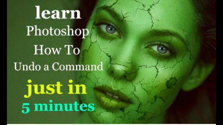 Photoshop basics for beginners | Adobe Photoshop CC tutorials | Undo a command