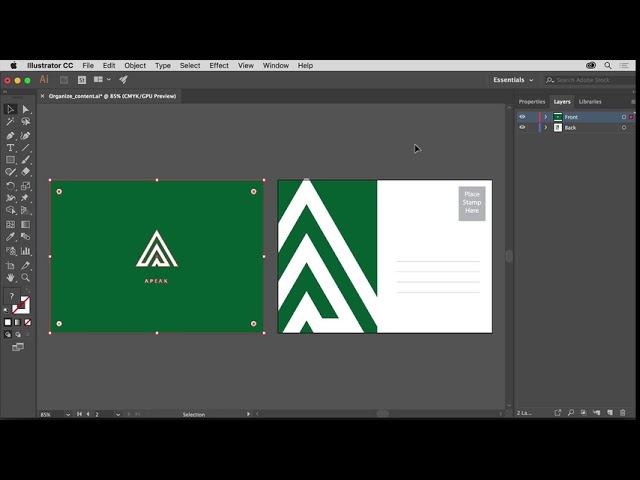 Illustrator Layers Basics | Adobe Illustrator CC tutorials | Organize content with layers