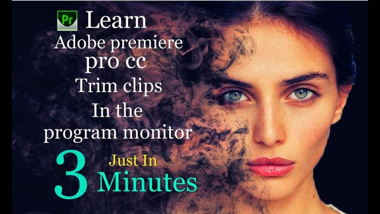 Adobe Premiere Pro CC tutorials for beginners | Trim clips in the Program Monitor