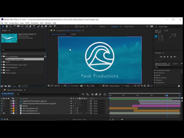 Learn the basics of After Effects | Adobe After Effects CC tutorials for beginners