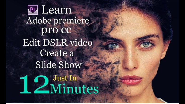 Edit DSLR video | Adobe Premiere Pro CC tutorials | Create a slide show