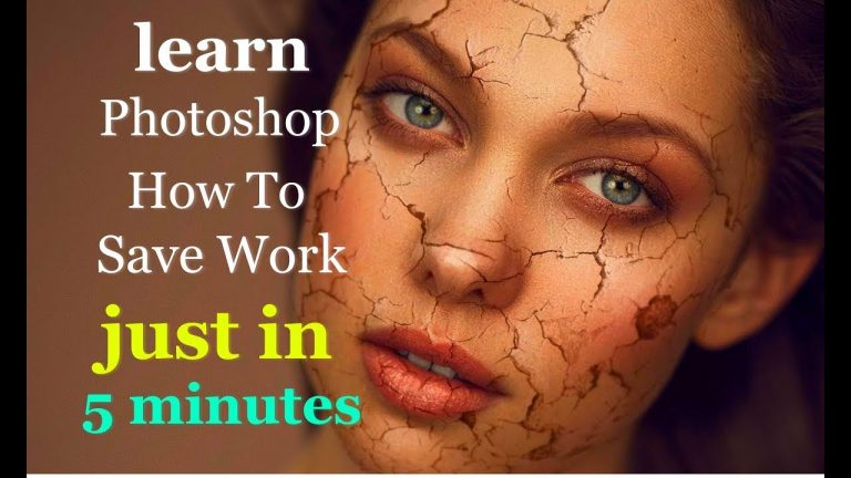 Photoshop basics for beginners | Adobe Photoshop CC tutorials | Save your work