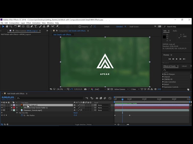 Add detail with effects in After Effects | Adobe After Effects CC tutorials for beginners