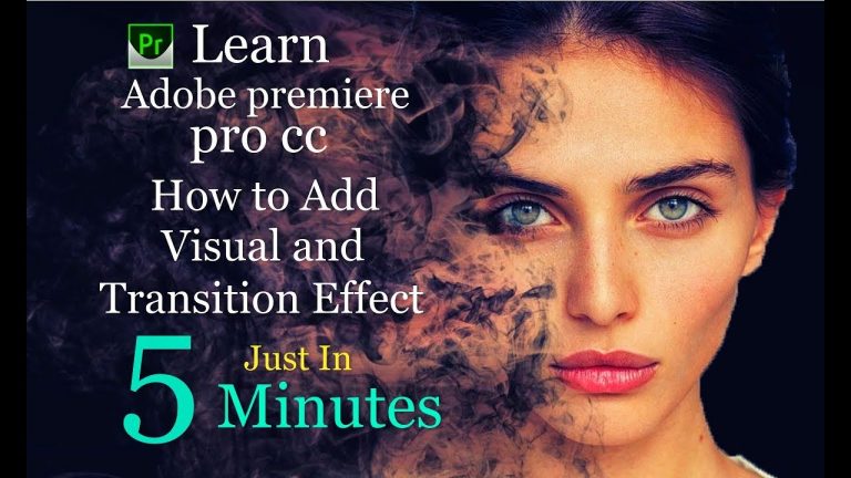 How to Add visual and transition effects  | Adobe Premiere Pro CC tutorials for beginners