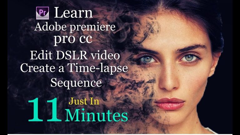 Edit DSLR video | Adobe Premiere Pro CC tutorials | Create a time-lapse sequence