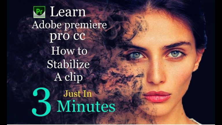 How to Stabilize a clip | Adobe Premiere Pro CC tutorials for beginners