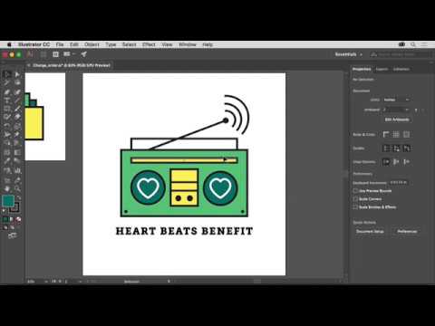 Illustrator Layers Basics | Adobe Illustrator CC tutorials | Change the order of content