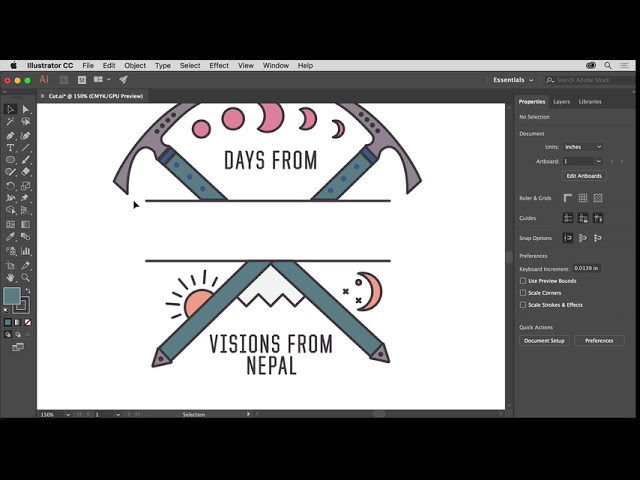 Illustrator Editing Artwork Basics | Adobe Illustrator CC tutorials | Cut and erase artwork