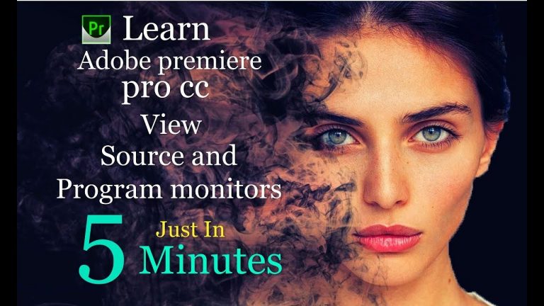 Adobe Premiere Pro CC tutorials for beginners | View your clips in the Source and Program monitors