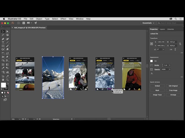Illustrator Image Effects Basics | Adobe Illustrator CC tutorials | Add images