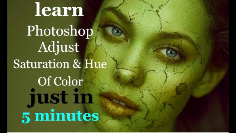 Adobe Photoshop CC tutorials | Adjust hue and saturation of colors