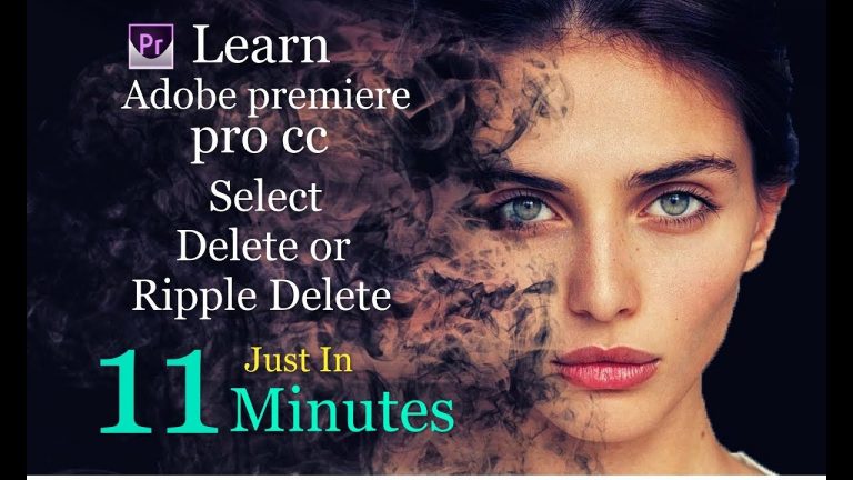 Select delete or ripple delete clips | Adobe Premiere Pro CC tutorials