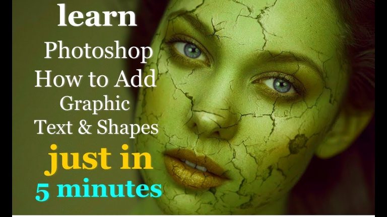 How to Create a graphic shape | Adobe Photoshop CC tutorials