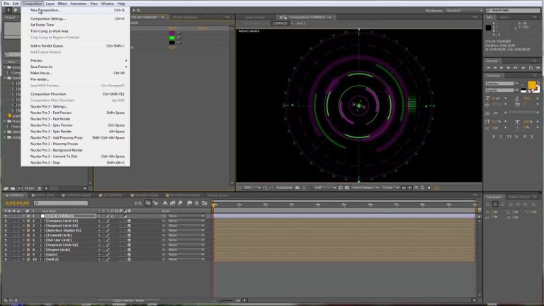 Looping HUD elements – After Effects Tutorial