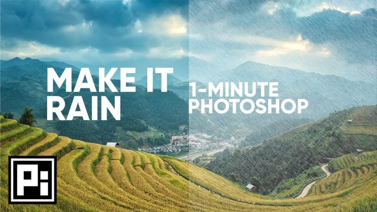 Rain Effect in Less Than 1 Minute with Photoshop
