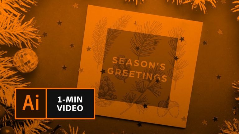 How to Make a Modern Holiday Card with Adobe Illustrator | Adobe Creative Cloud