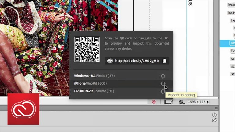 Preview and Inspect on Mobile Devices with Dreamweaver CC | Adobe Creative Cloud