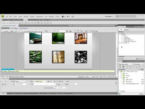 [HD] Spry Tooltips: Dreamweaver CS4 Tutorial
