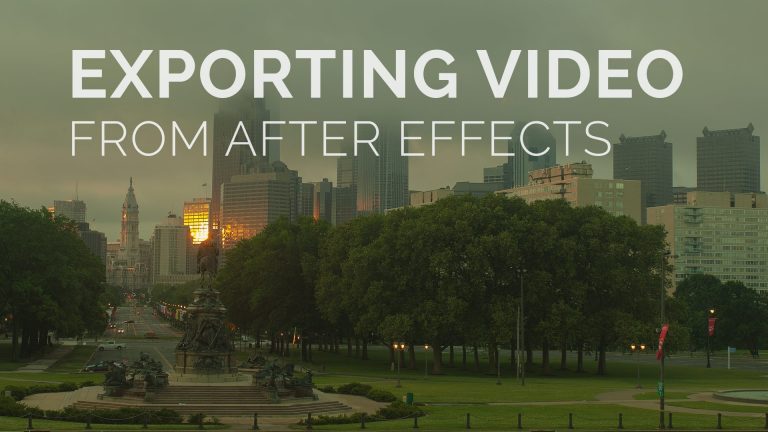 Export Timelapse Clips from After Effects