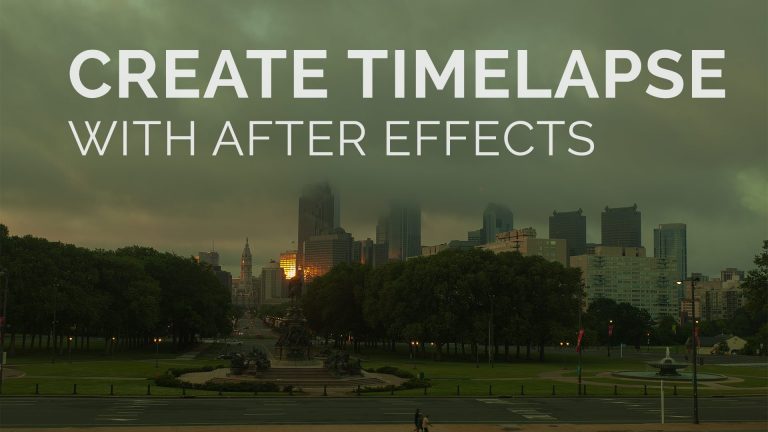 Create Timelapse Sequence in After Effects