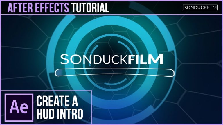 After Effects Tutorial: HUD INTRO & Fake 3D Easily