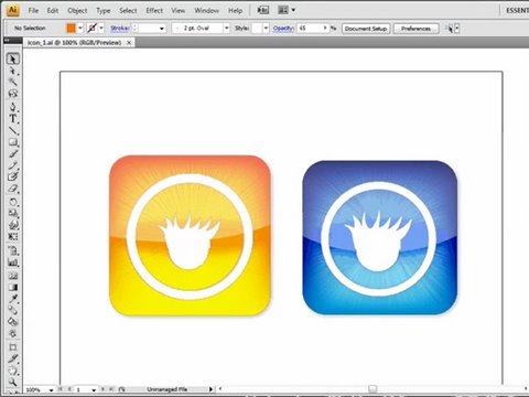 Create iPhone Icons w/ Illustrator CS4!