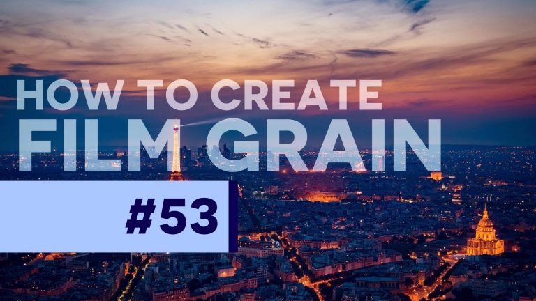 #PSin30 – How to Add Beautiful Film Grain in Photoshop CC