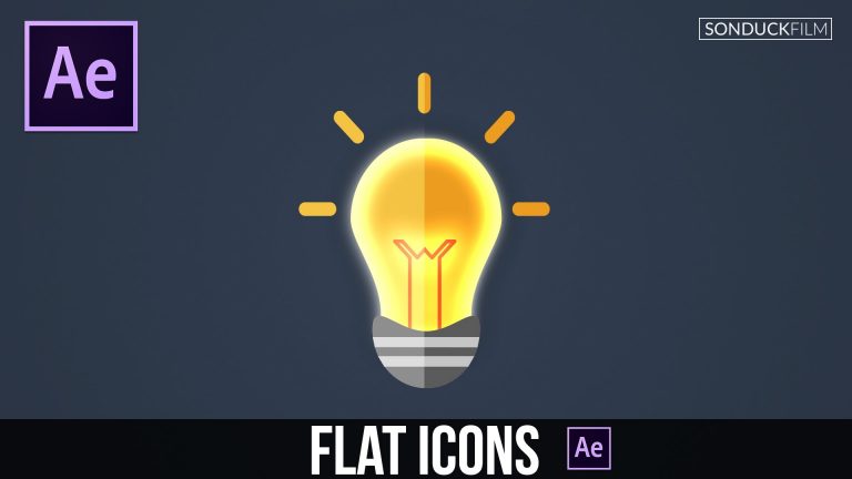 After Effects Tutorial: Create Flat Icons – Motion Graphic Animation