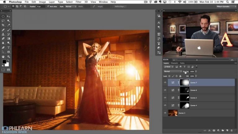 How to Create Beams of Light and Lens Flare in Photoshop