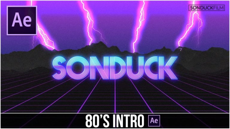 After Effects Tutorial: 80’S Style Retro Intro