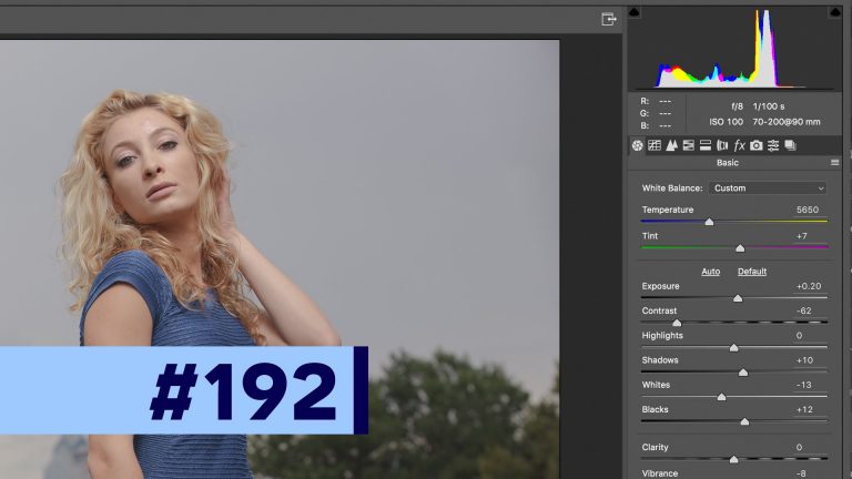 HOW TO RETOUCH: Pt. 1 Camera RAW Processing – Photoshop Tutorial