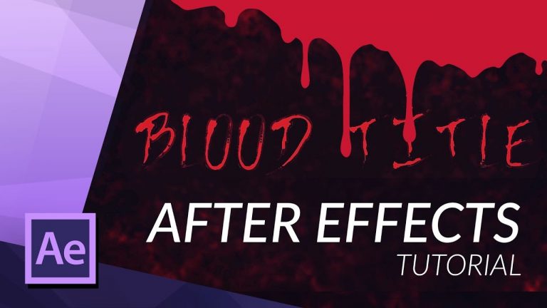 HOW TO CREATE A BLOODY HALLOWEEN MOVIE INTRO IN AFTER EFFECTS