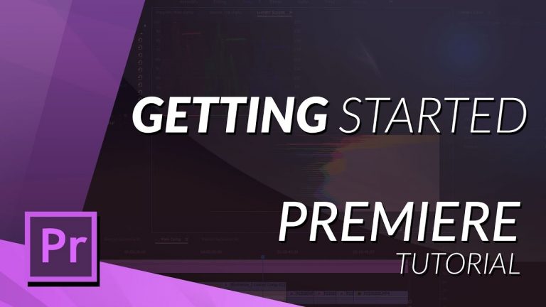Getting Started With Premiere Pro CC 2017
