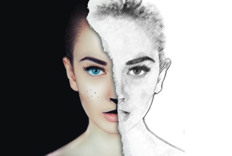 Half Sketch Effect – Photoshop Tutorial