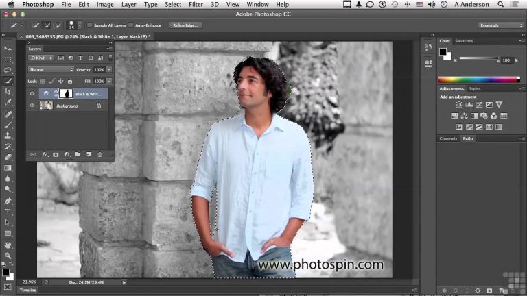 Adobe Photoshop CC Tutorial | Working With Adjustment Layer Masks