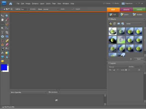 Photoshop Elements 7 Tutorial Video – Full Edit WorkSpace
