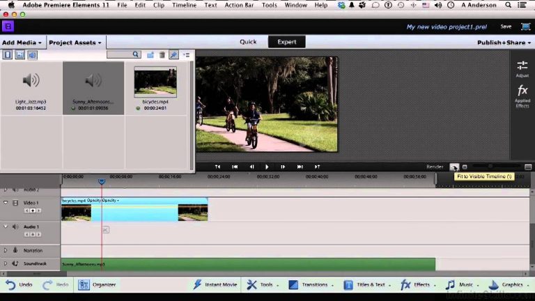 Adobe Premiere Elements 12 Tutorial | Generating A New Project