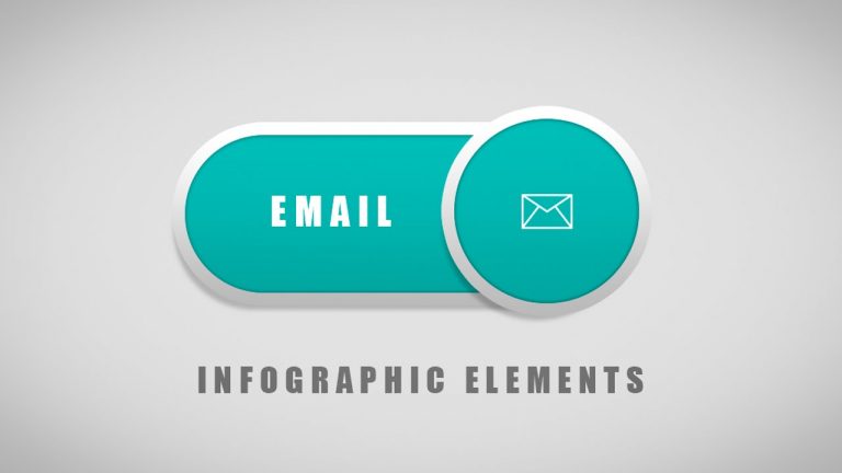 Photoshop Tutorial | Email button infogrpahic Design tutorial