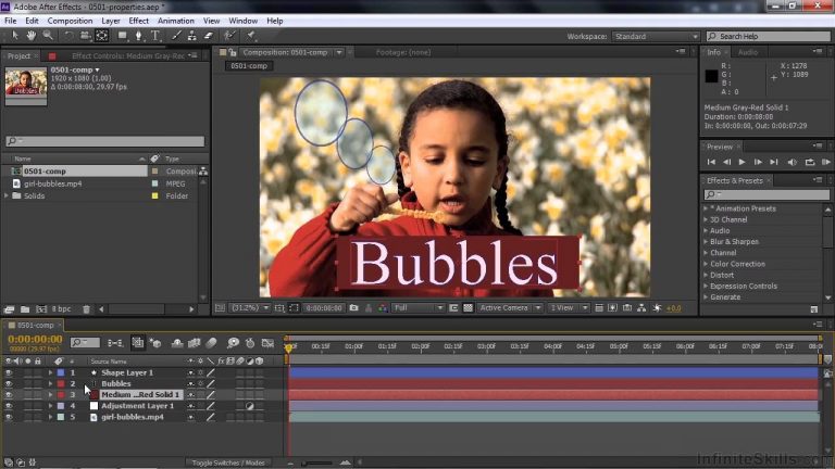 Adobe After Effects CC Tutorial | Setting Layer Transform Property Values