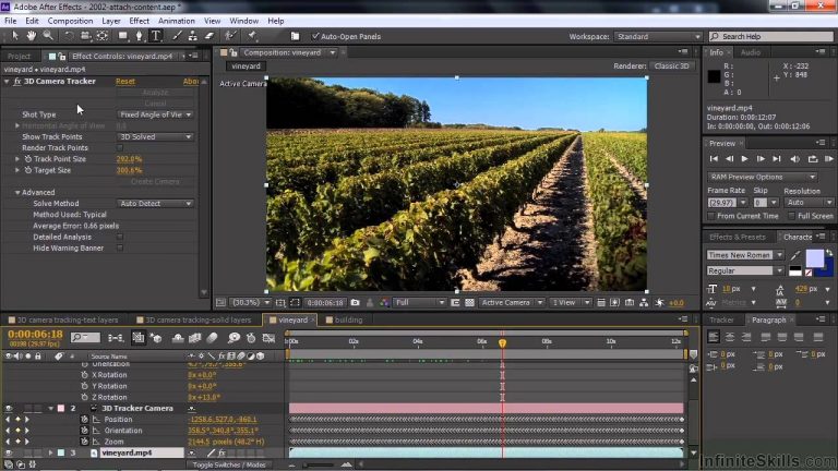 Adobe After Effects CC Tutorial | Attaching Content To 3D Camera Track Points