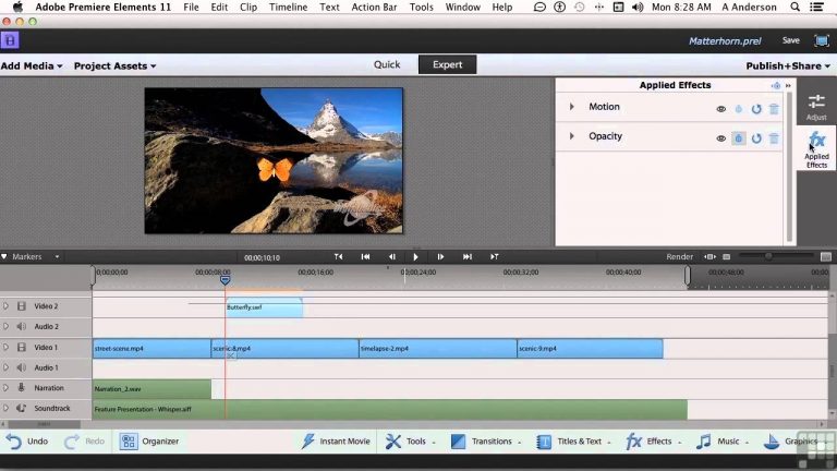 Adobe Premiere Elements 11 Tutorial | Adding Motion Graphics