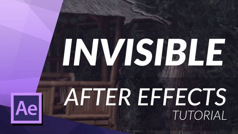 HOW TO BECOME INVISIBLE IN AFTER EFFECTS