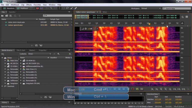 Adobe Audition CC Tutorial | Visually Identifying Noises