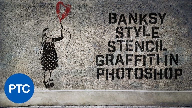 Banksy Style Stencil Graffiti Effect In Photoshop