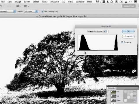 Photoshop CS5 Tutorial – Introduction to Alpha Channels and Layer Masks